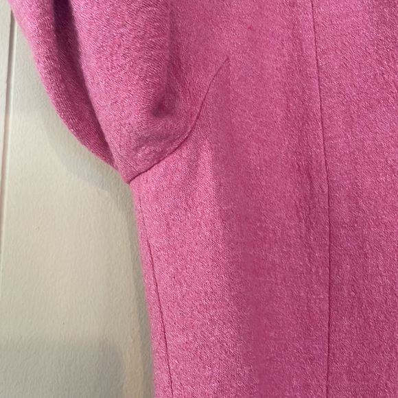 Anne Klein Pink Open Front Short Wool Mix Blazer Size 8P (Petite) - Picture 5 of 9